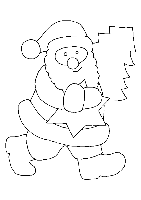 Раскраска: Дед мороз (Персонажи) #104768 - Бесплатные раскраски для печати
