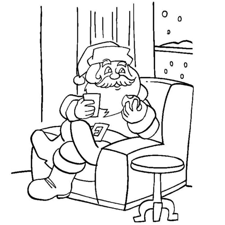 Раскраска: Дед мороз (Персонажи) #104794 - Бесплатные раскраски для печати