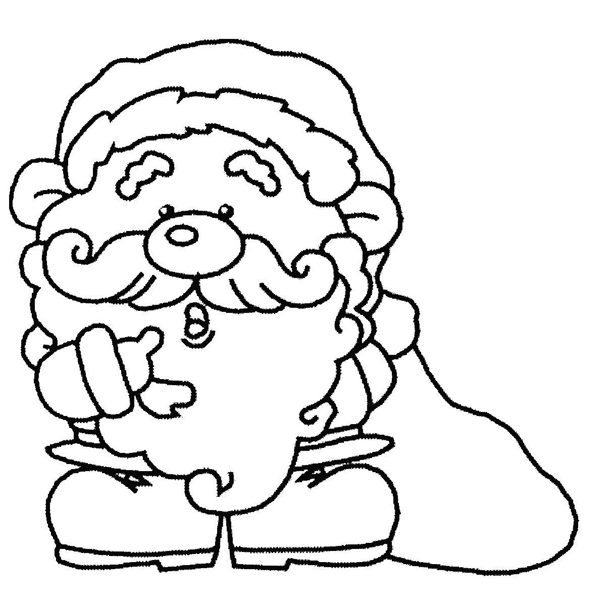 Раскраска: Дед мороз (Персонажи) #104816 - Бесплатные раскраски для печати
