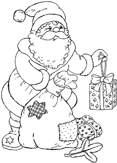 Раскраска: Дед мороз (Персонажи) #104828 - Бесплатные раскраски для печати