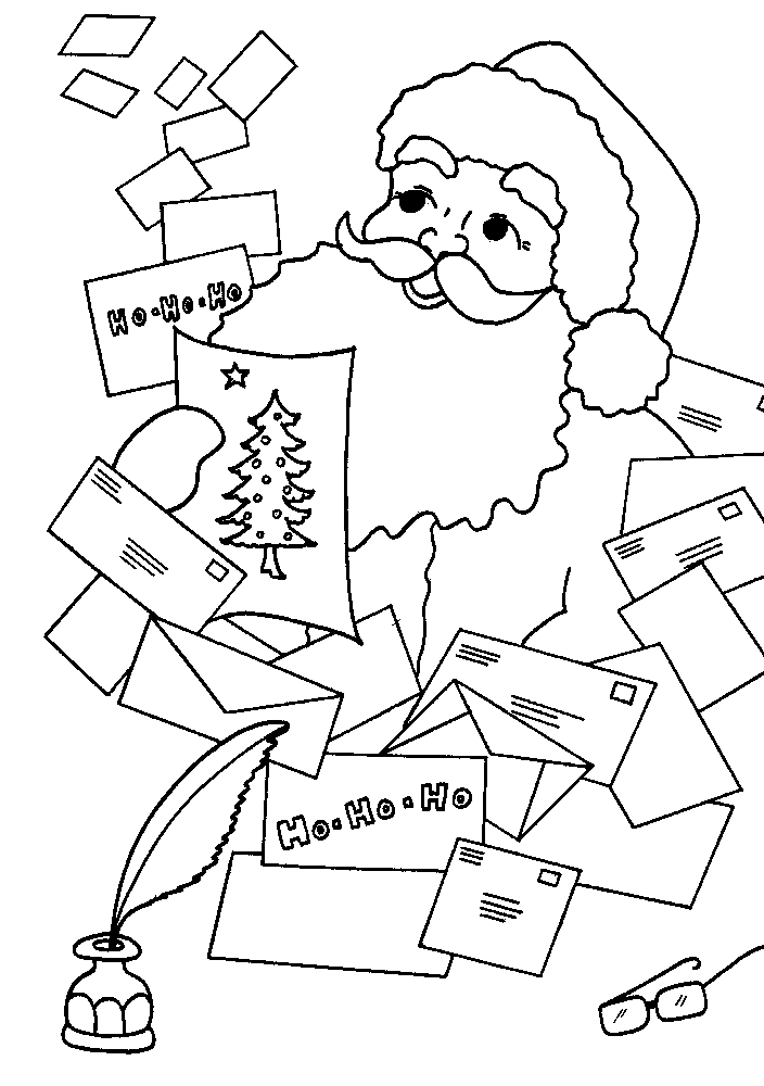 Раскраска: Дед мороз (Персонажи) #104874 - Бесплатные раскраски для печати