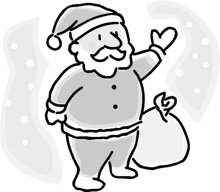 Раскраска: Дед мороз (Персонажи) #104990 - Бесплатные раскраски для печати