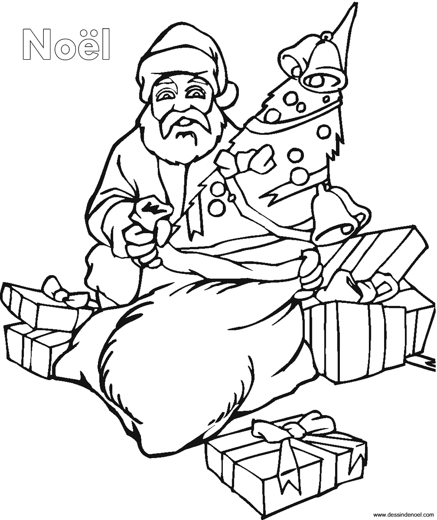 Раскраска: Дед мороз (Персонажи) #104997 - Бесплатные раскраски для печати