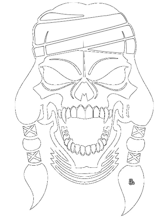 Раскраска: скелет (Персонажи) #147450 - Бесплатные раскраски для печати