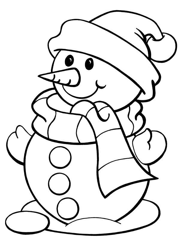 Раскраска: снеговик (Персонажи) #89155 - Бесплатные раскраски для печати