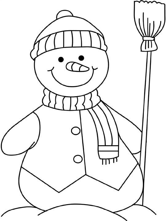 Раскраска: снеговик (Персонажи) #89168 - Бесплатные раскраски для печати