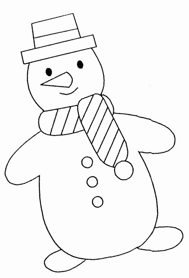 Раскраска: снеговик (Персонажи) #89174 - Бесплатные раскраски для печати