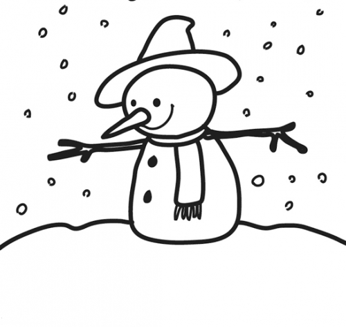 Раскраска: снеговик (Персонажи) #89175 - Бесплатные раскраски для печати