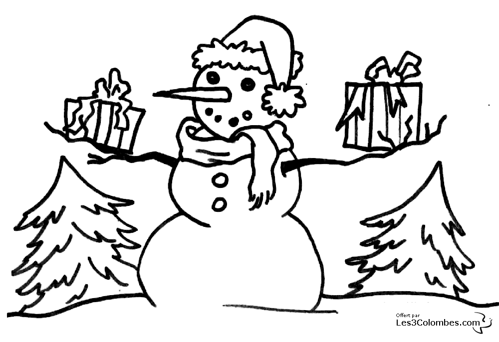 Раскраска: снеговик (Персонажи) #89200 - Бесплатные раскраски для печати
