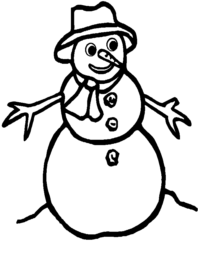 Раскраска: снеговик (Персонажи) #89202 - Бесплатные раскраски для печати
