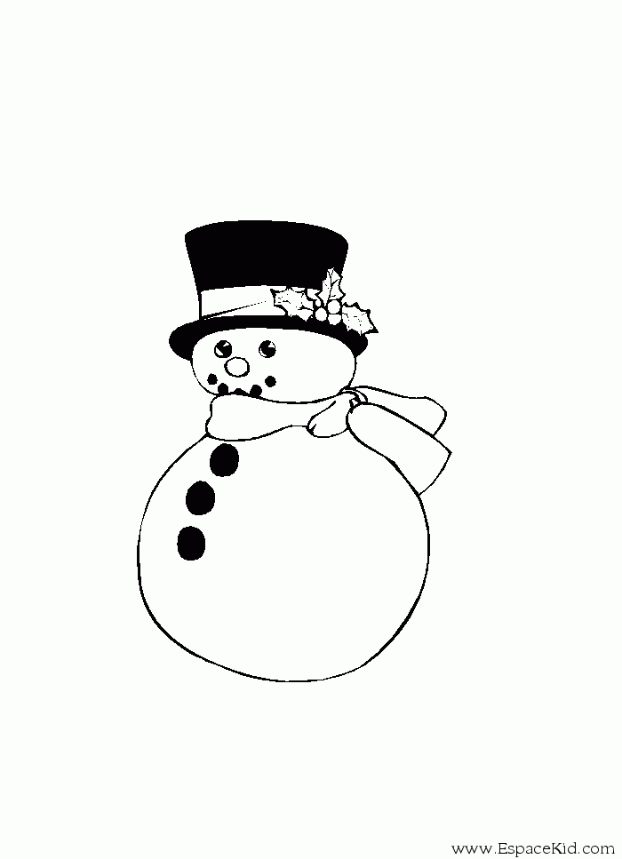 Раскраска: снеговик (Персонажи) #89207 - Бесплатные раскраски для печати