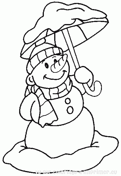 Раскраска: снеговик (Персонажи) #89213 - Бесплатные раскраски для печати
