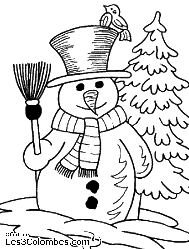 Раскраска: снеговик (Персонажи) #89217 - Бесплатные раскраски для печати
