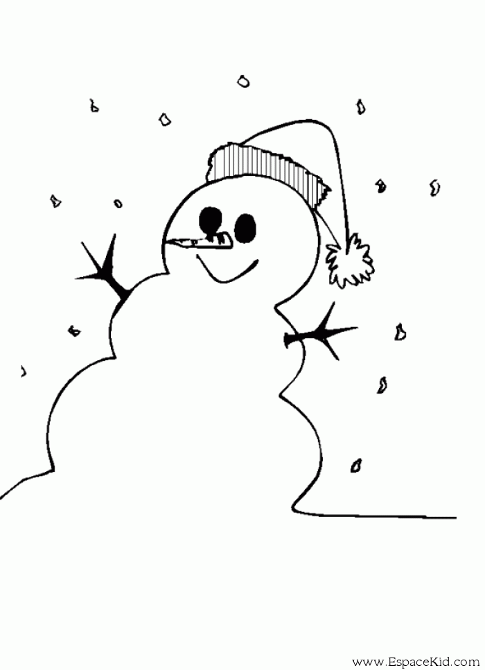 Раскраска: снеговик (Персонажи) #89225 - Бесплатные раскраски для печати