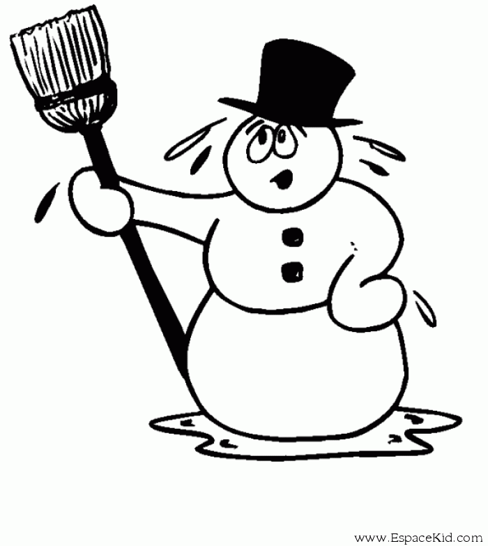 Раскраска: снеговик (Персонажи) #89229 - Бесплатные раскраски для печати