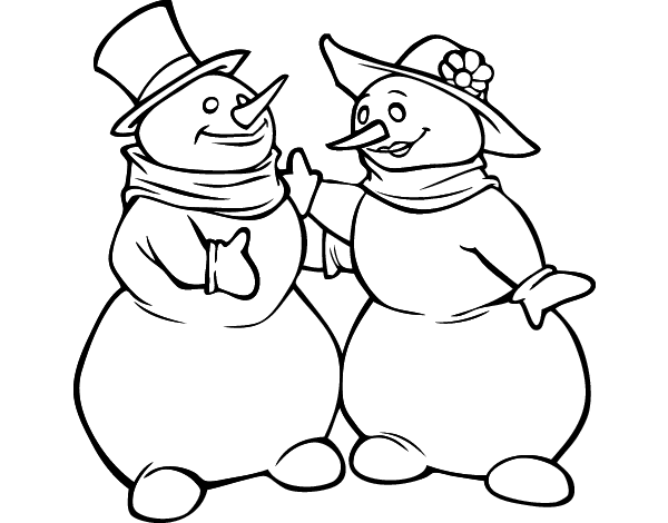 Раскраска: снеговик (Персонажи) #89239 - Бесплатные раскраски для печати