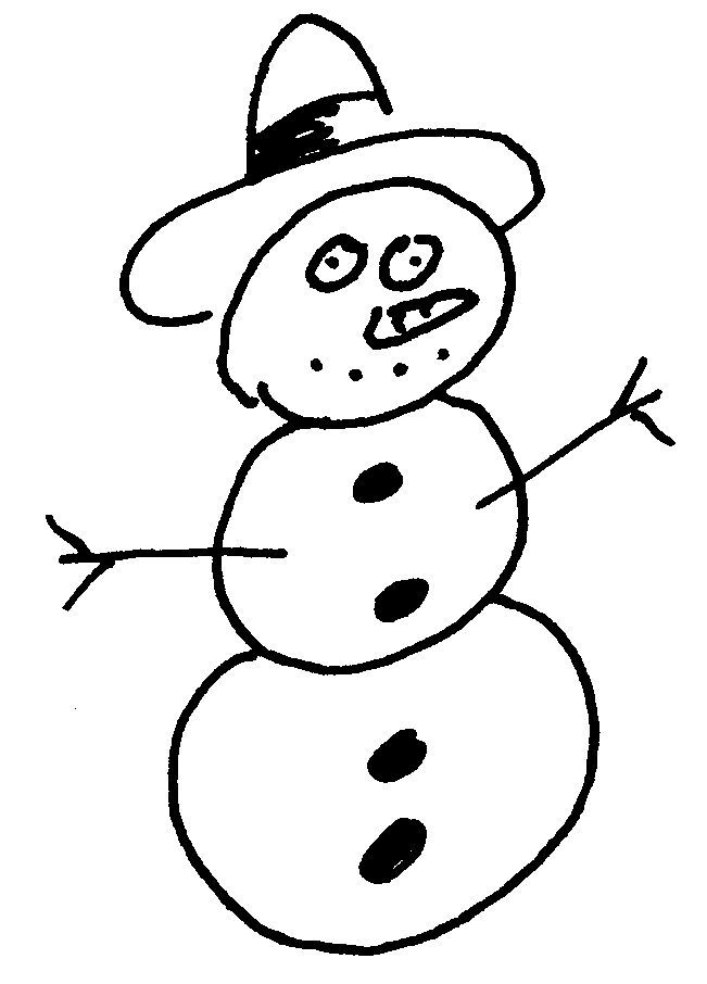 Раскраска: снеговик (Персонажи) #89255 - Бесплатные раскраски для печати