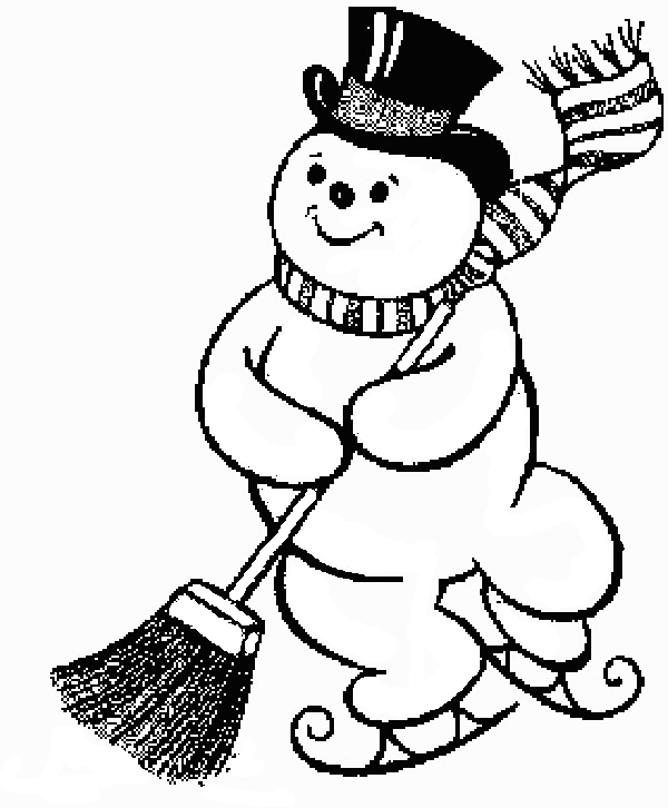 Раскраска: снеговик (Персонажи) #89257 - Бесплатные раскраски для печати