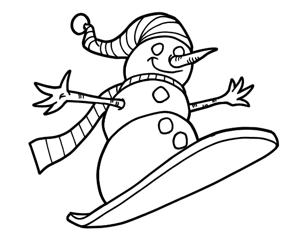 Раскраска: снеговик (Персонажи) #89262 - Бесплатные раскраски для печати