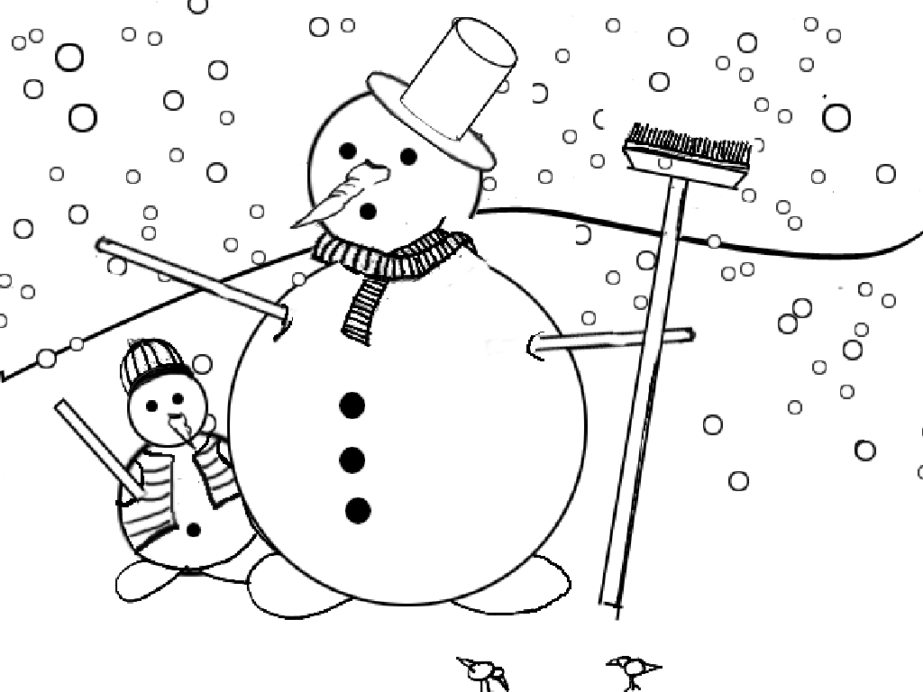 Раскраска: снеговик (Персонажи) #89274 - Бесплатные раскраски для печати