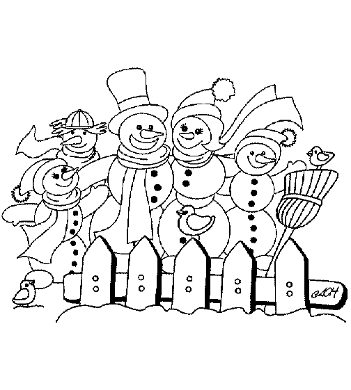 Раскраска: снеговик (Персонажи) #89320 - Бесплатные раскраски для печати