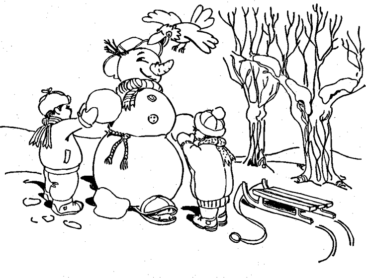 Раскраска: снеговик (Персонажи) #89348 - Бесплатные раскраски для печати