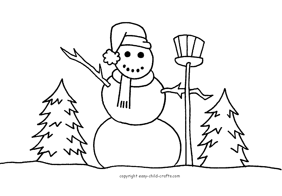 Раскраска: снеговик (Персонажи) #89349 - Бесплатные раскраски для печати