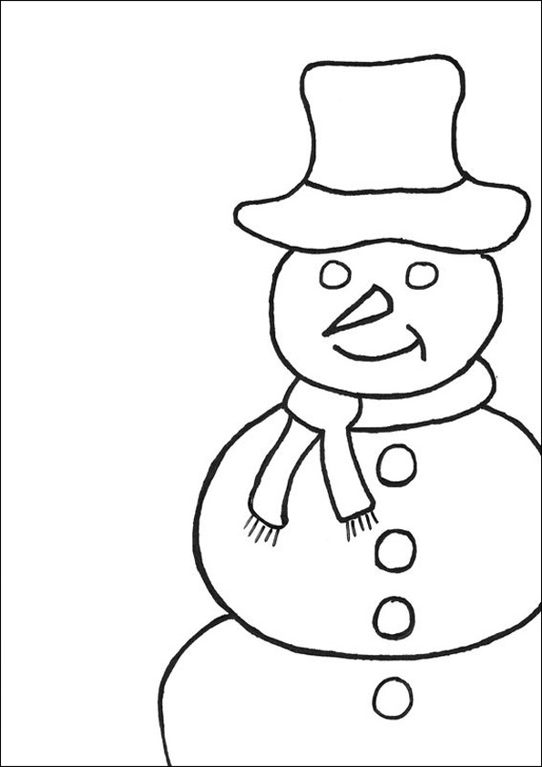 Раскраска: снеговик (Персонажи) #89354 - Бесплатные раскраски для печати