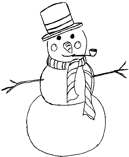 Раскраска: снеговик (Персонажи) #89388 - Бесплатные раскраски для печати