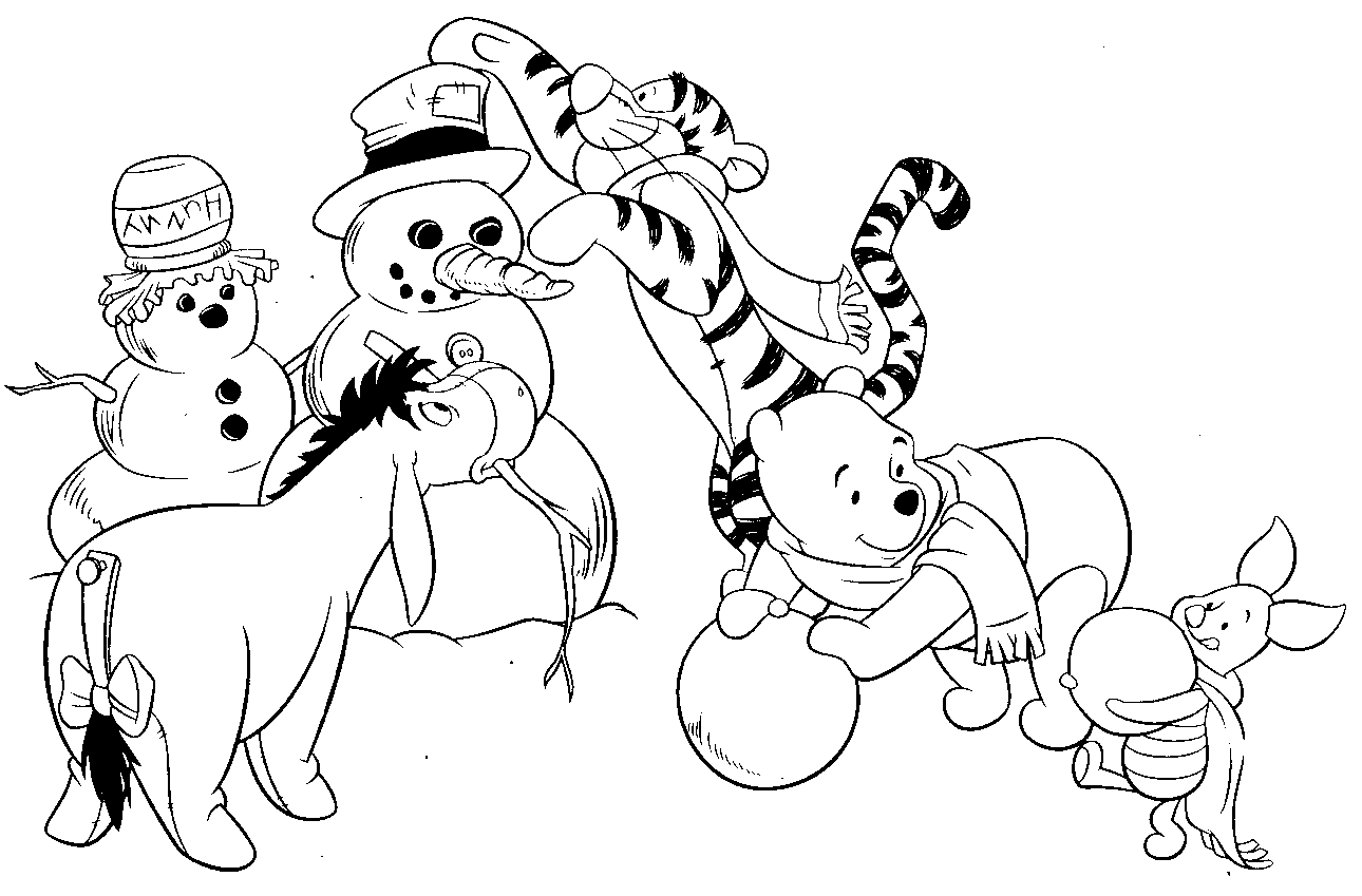 Раскраска: снеговик (Персонажи) #89413 - Бесплатные раскраски для печати