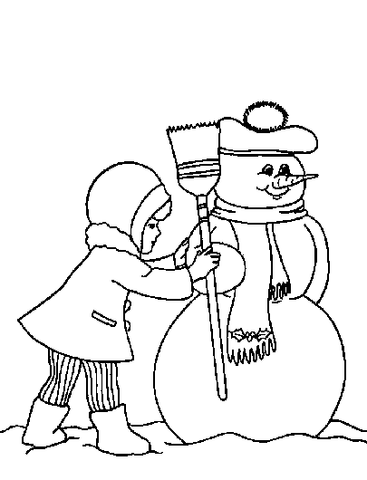 Раскраска: снеговик (Персонажи) #89417 - Бесплатные раскраски для печати