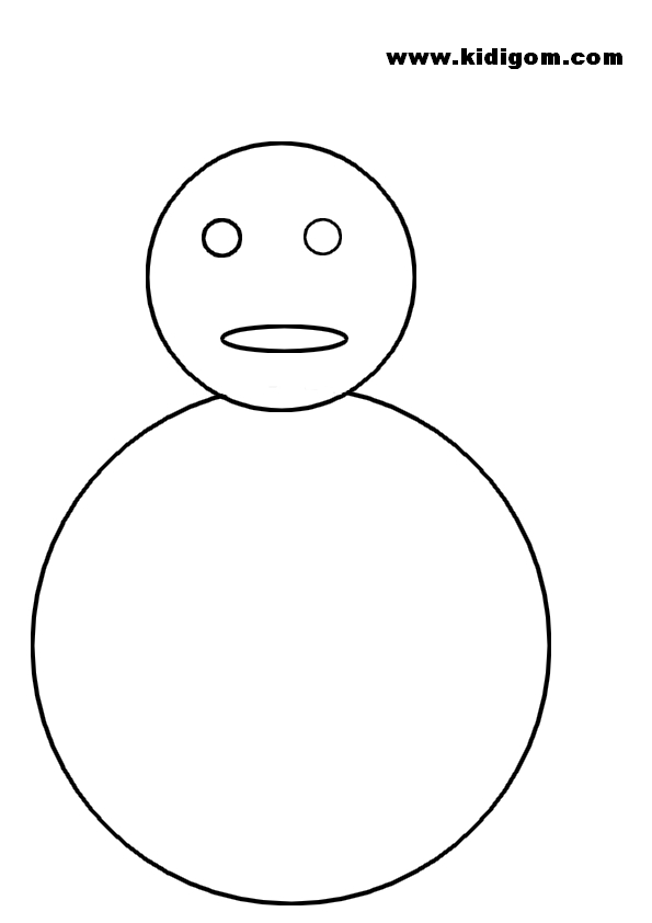 Раскраска: снеговик (Персонажи) #89449 - Бесплатные раскраски для печати