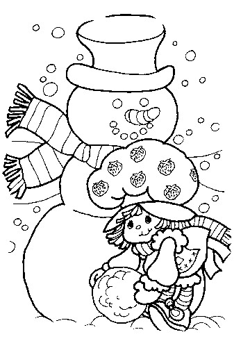 Раскраска: снеговик (Персонажи) #89466 - Бесплатные раскраски для печати