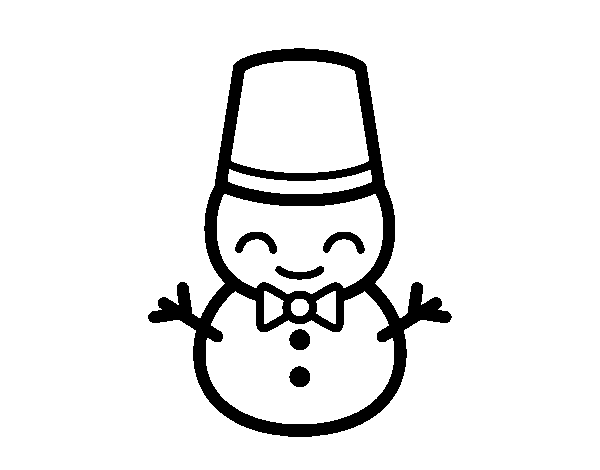 Раскраска: снеговик (Персонажи) #89489 - Бесплатные раскраски для печати