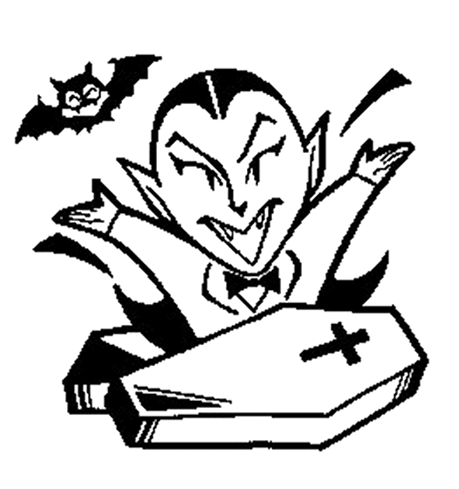Раскраска: вампир (Персонажи) #86011 - Бесплатные раскраски для печати