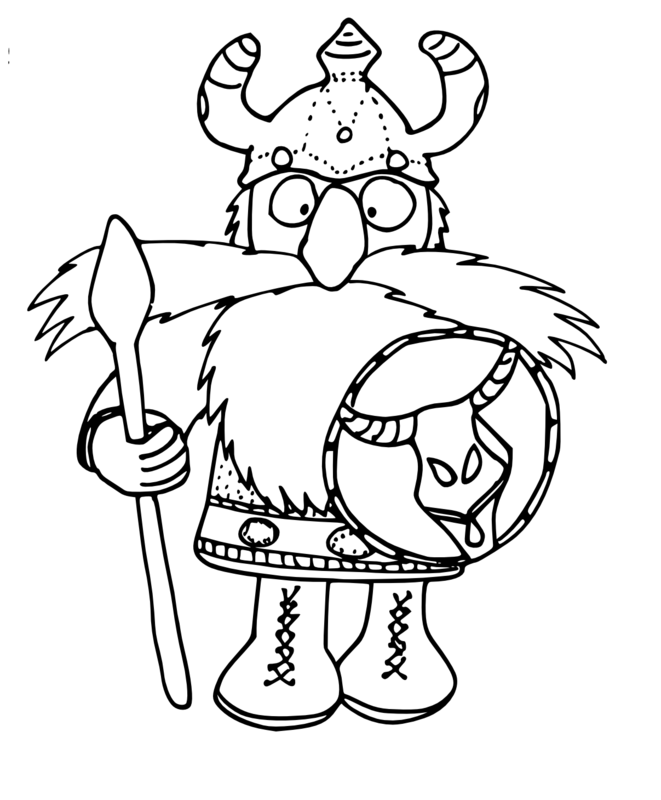 Раскраска: викинг (Персонажи) #149345 - Бесплатные раскраски для печати