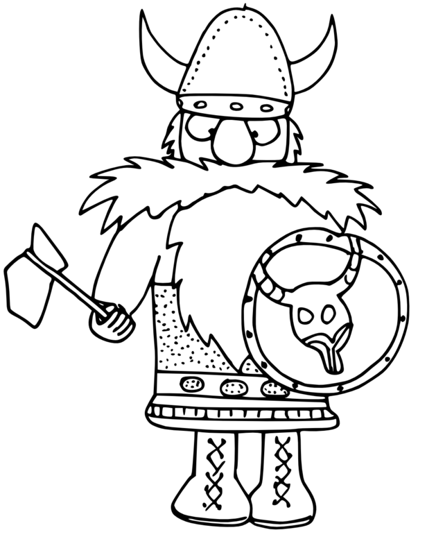 Раскраска: викинг (Персонажи) #149352 - Бесплатные раскраски для печати