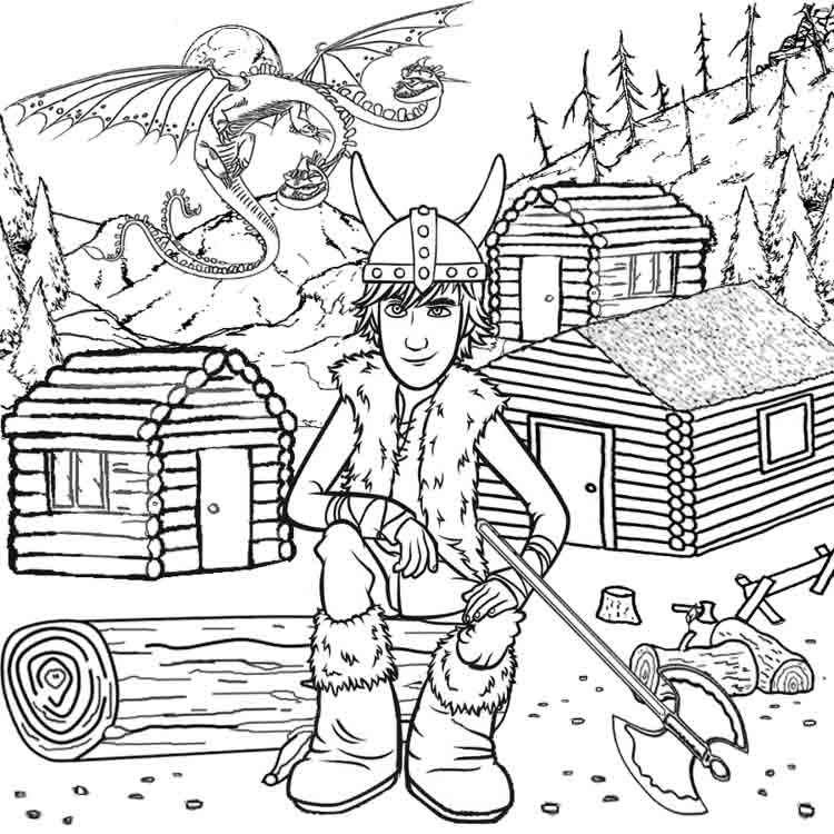 Раскраска: викинг (Персонажи) #149379 - Бесплатные раскраски для печати