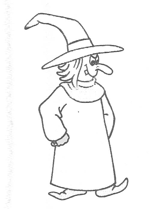 Раскраска: ведьма (Персонажи) #108132 - Бесплатные раскраски для печати