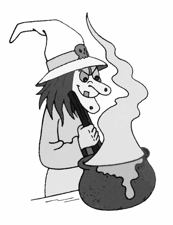Раскраска: ведьма (Персонажи) #108211 - Бесплатные раскраски для печати