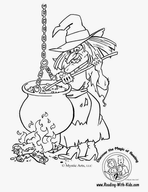 Раскраска: ведьма (Персонажи) #108239 - Бесплатные раскраски для печати