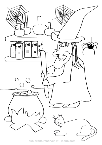 Раскраска: ведьма (Персонажи) #108357 - Бесплатные раскраски для печати