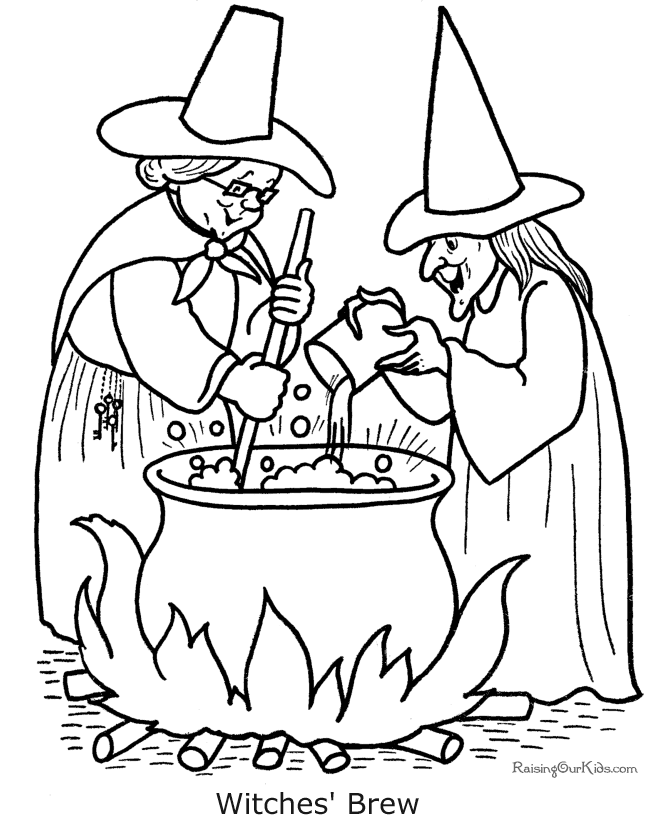Раскраска: ведьма (Персонажи) #108368 - Бесплатные раскраски для печати