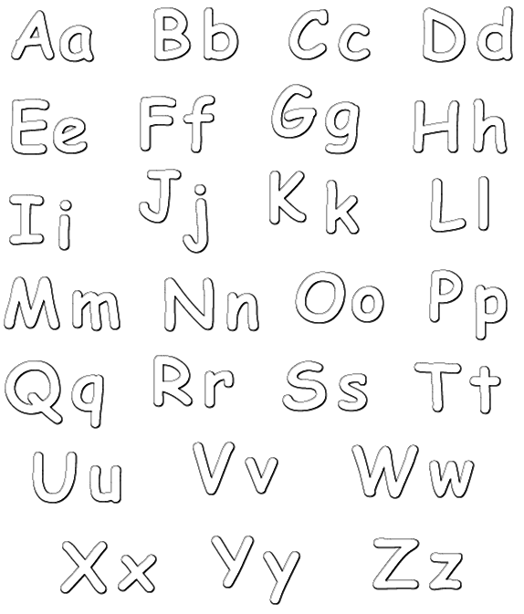 Раскраска: алфавит (образования) #124589 - Бесплатные раскраски для печати