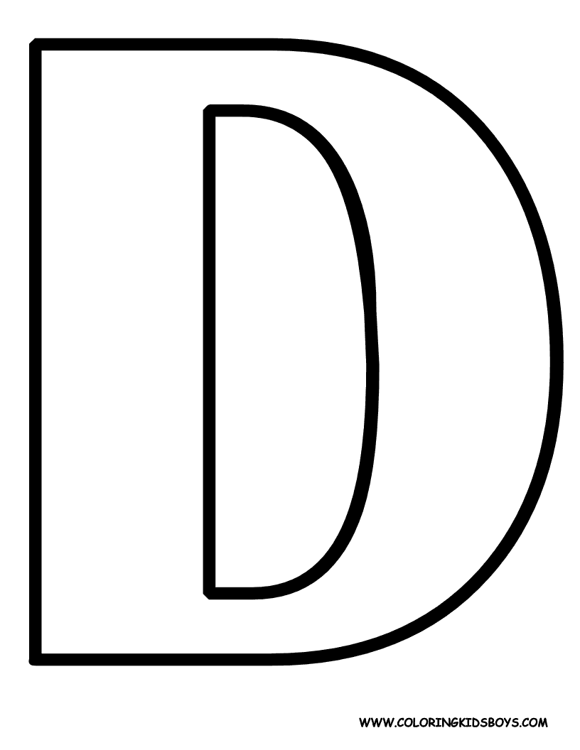Буква d