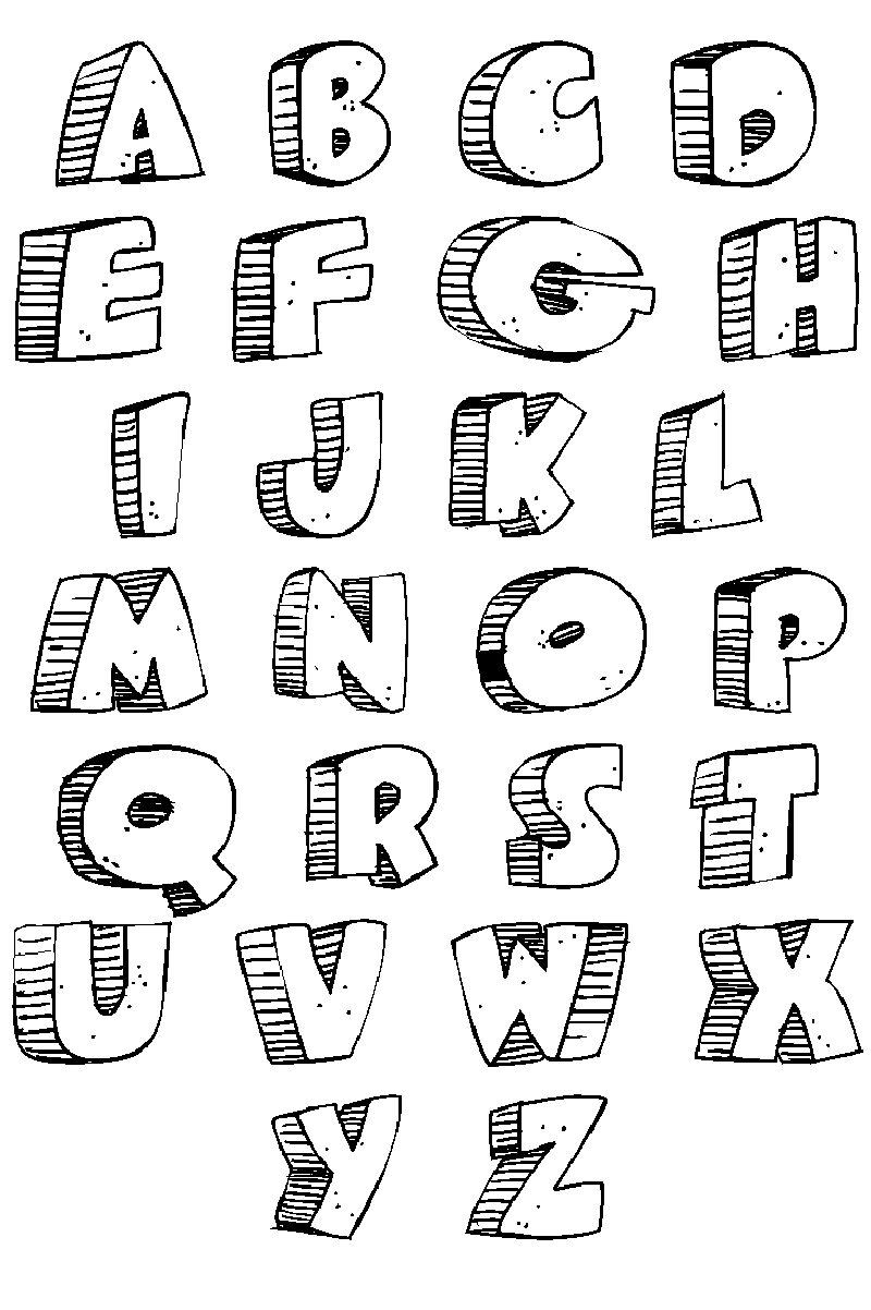 Раскраска: алфавит (образования) #124916 - Бесплатные раскраски для печати