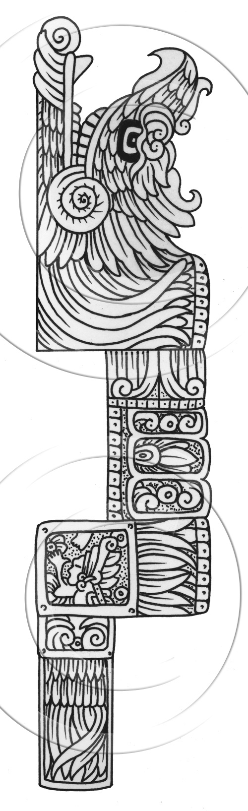 Раскраска: Ацтекская мифология (Боги и богини) #111557 - Бесплатные раскраски для печати