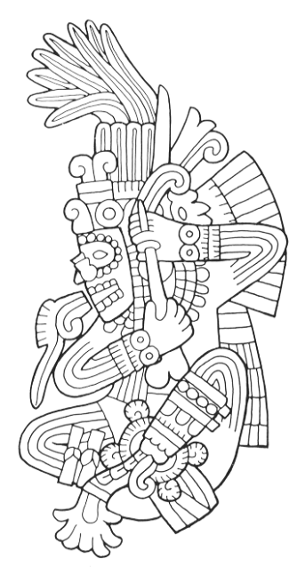 Раскраска: Ацтекская мифология (Боги и богини) #111592 - Бесплатные раскраски для печати