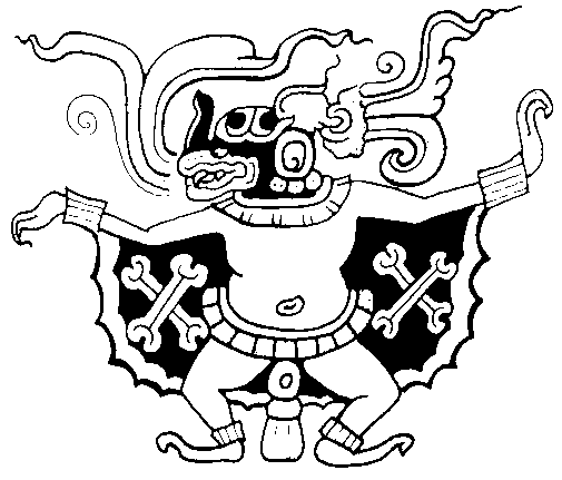 Раскраска: Ацтекская мифология (Боги и богини) #111624 - Бесплатные раскраски для печати