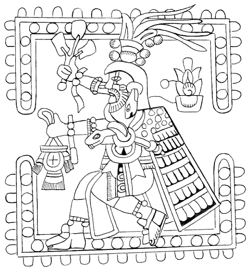 Раскраска: Ацтекская мифология (Боги и богини) #111653 - Бесплатные раскраски для печати